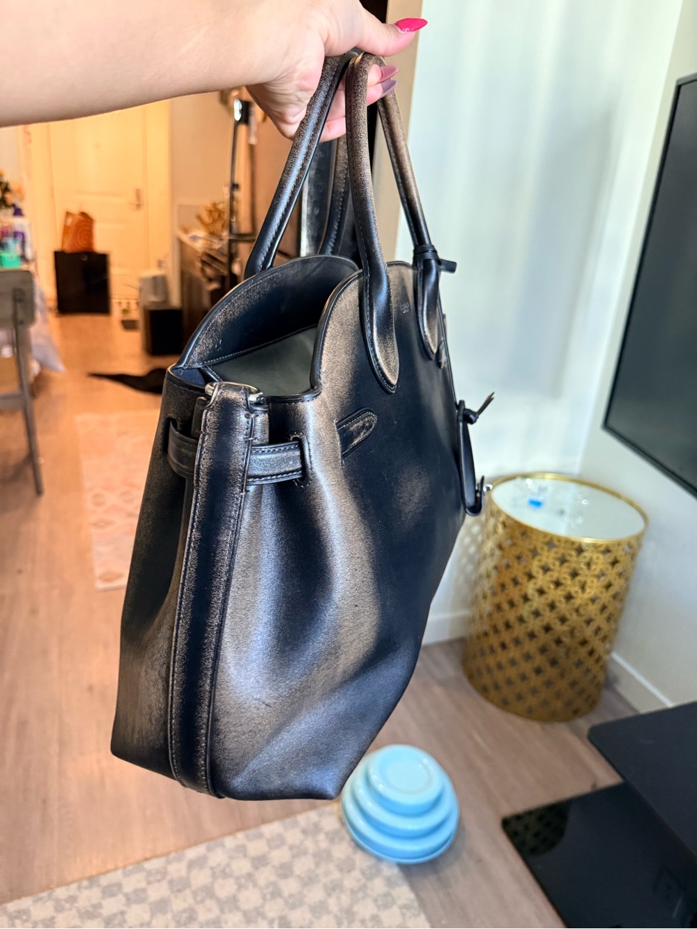 Soft Empire Carryall Bag 40 In Loved Leather - Picture 2 of 7